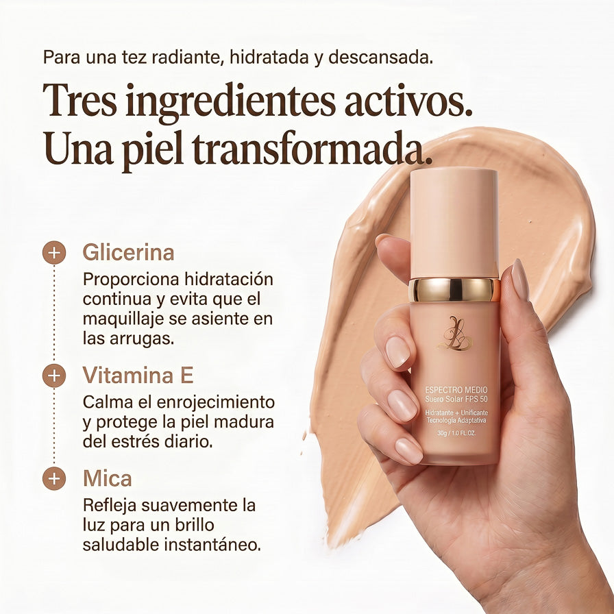 La base de maquillaje antienvejecimiento a medida