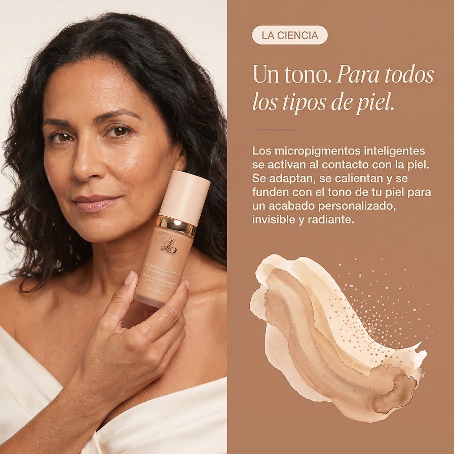La base de maquillaje antienvejecimiento a medida